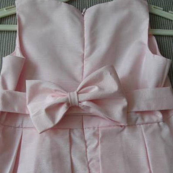 Dressy 2pc Long Pink Sleeveless Dress with Jacket - Picture 4 of 4